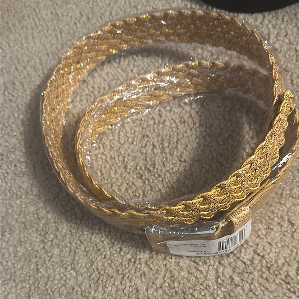 Shimmering Gold Belt